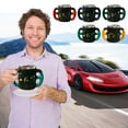 thumbnail image 1 of Taza de Acero Inoxidable con Diseño de Volante | Taza Aislante de Doble Pared para Amantes de Los Coches | Asa Ergonómica | Fácil de Limpiar | 1 Unidad, 1 of 6