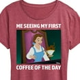 thumbnail image 3 of Disney Princess - Belle First Coffee Of The Day - Women's Short Sleeve Graphic T-Shirt, 3 of 5