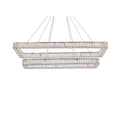 thumbnail image 3 of Monroe 50 inch LED double rectangle pendant in chrome, 3 of 5