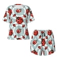 thumbnail image 4 of Lsque Insects Women's Short-Sleeved Pajama Set - 2 Piece Soft and Lightweight Sleepwear Set-Small, 4 of 9