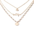 thumbnail image 1 of Jusqu'à 65 % de Réduction sur les Colliers SMihono pour Femmes Mode Multicouche Géométrique Couture Perle Collier Lettre, 1 of 2