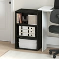 thumbnail image 2 of Furinno Basic 3-Tier Open Shelf Bookcase, Bookshelf, Storage Organizer, 11 x 17 x 26, Espresso, 2 of 4