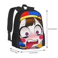 thumbnail image 2 of The Amazing Digital Circus Backpack For School Anime Bookbag Lightweight School Bags Satchel Back Packs, 2 of 2