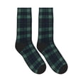 thumbnail image 4 of Women's Men's Scottish Tartan Plaid Colorful Novelty Pattern Crew Athletic Socks, 4 of 7