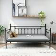 thumbnail image 3 of Alazyhome Twin Daybed Frame Metal Sofa Platform Bed Frame, Black, 3 of 7