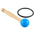 thumbnail image 2 of Singing Bowl Mallet Wood Handle Rubber Head Clear Beautiful Sound Percussion Stick with Rubber Ring Blue, 2 of 14