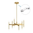 thumbnail image 5 of Unique Bargains Sloped Ceiling Adapter Swivel M10 M12 Thread for Chandelier White, 5 of 5