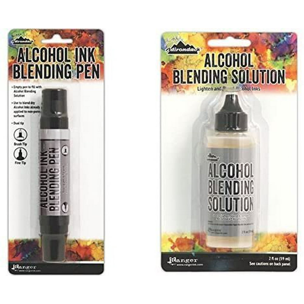 Ranger Alcohol Ink Blending Pen & Solution Set (Updated Pen Style