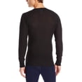 thumbnail image 2 of Indera Men's Traditional Long Johns Thermal Underwear Top, Black, X-Large, 2 of 4