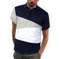 thumbnail image 2 of Sngxgn Mens Polo Shirts Short Sleeve Golf T Shirt Casual Workout(Grey,L), 2 of 9
