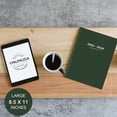 thumbnail image 7 of 2026-2028 Monthly Planner, 8.5x11": 24 Months (July. 2026 - June. 2028), Large Daily Blocks, Deep Green, 7 of 7
