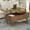 43" Lift Top Table (WALNUT), variant on LHYY Large Round Record Player Stand with Charging Station USB Ports,Record Storage Cabinet,Mid Century Modern Turntable Stand for Bedroom Living Room(WALNUT)