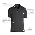 thumbnail image 4 of Lands' End Men's Premium American-Grown Supima Cotton Polo Shirt, Short Sleeve, Pocket - Big & Tall Sizes Available, 4 of 5