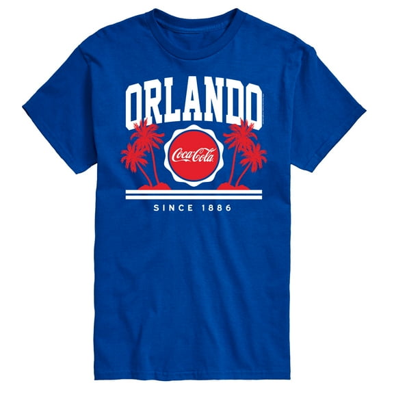 Coca-Cola - Since 1886 - Orlando & Palm Trees - Men's Short Sleeve Graphic T-Shirt