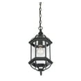 thumbnail image 4 of Kensington 1-Light Outdoor Hanging Lantern in Textured Black, 4 of 6