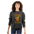 thumbnail image 3 of Will Trade Sister for Pizza Joke Sweatshirt for Men or Women Brisco Brands S, 3 of 6