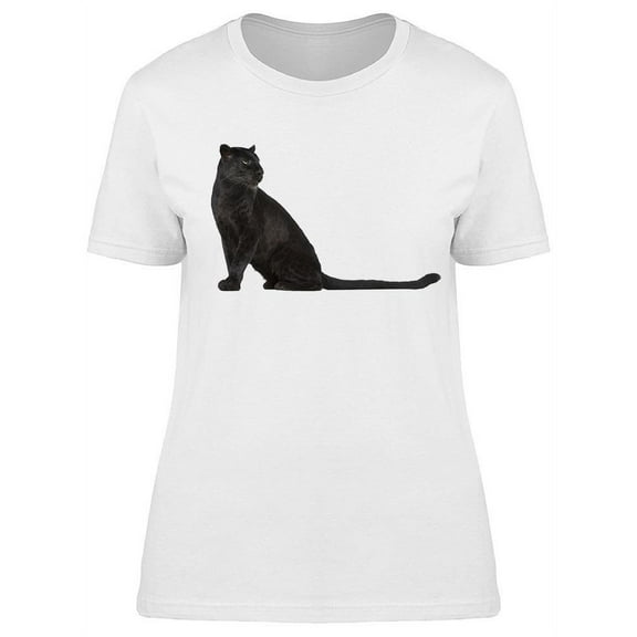 Black Panther W/Long Tail T-Shirt Women -Image by Shutterstock, Female 3X-Large