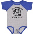 thumbnail image 3 of Inktastic The Worlds Cutest Alarm Clock Boys or Girls Baby Bodysuit, 3 of 5