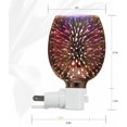 thumbnail image 2 of Morttic 3D Glass Electric Wax Melt Warmer Wax Burner Melter Fragrance Warmer for Home Office Bedroom Living Room Gifts & Decor (3d Plug-in), 2 of 12