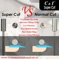 thumbnail image 4 of C & I Nail Drill Bit, Small Barrel Efile, Super Cut Edition, Professional E-File for Electric Manicure Drill Machine, Design for Nail Techs to Remove Super-Hard Nail Gels, 4 of 6