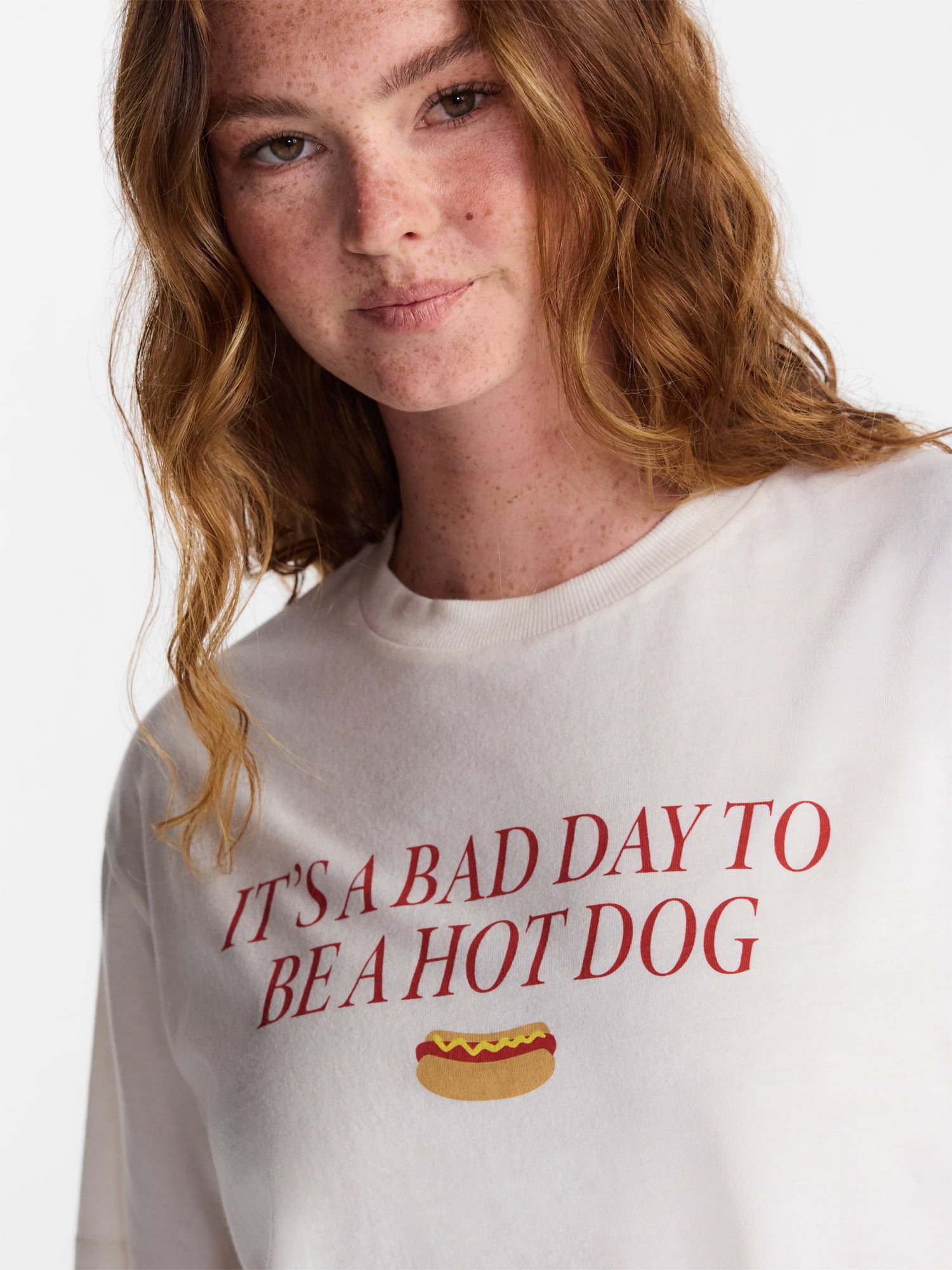 No Boundaries Boxy Cropped Graphic Tee, Women's and Women's Plus XXS-4X