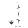 thumbnail image 4 of AoneJewelry 10K Tanzanite and Diamond Ring 2.85 Carat In Solid Rose, White & Yellow Gold, 4 of 5