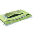 B5 Size Double Zipper 2 Pocket Pencil Bag, Transparent Mesh File Pouch