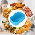 thumbnail image 4 of Silicone Pot for Ninjas Dual Air Fryer Reusable Silicone Air Fryer Liner Easy Cleaning Food Safe Air Fryer Accessories Air Fryer Rack Accessories for Air Fryer Oven Microwave, 4 of 7