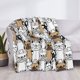 thumbnail image 3 of Fotbe French Bulldog 2 Manta de Franela con Estampado, Manta Ultrasuave para Cama, Sofá, Auto, Hipoalergénica y Antibolitas-40"x30", 3 of 6