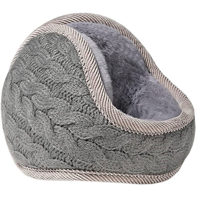 Cache-oreilles d'Hiver pour Femmes, Cache-Oreilles d'Hiver Unisexes Chauds en Tricot, Cache-Oreilles Pliables pour Femmes