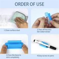 thumbnail image 5 of Pencil Holder for Desk Set of 20,Adhesive Pen Holder with 20 Stickers, 5 of 5