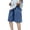 Blue, variant on Migroa Men's Denim Shorts Baggy Jean Shorts Elastic Drawstring Waist Baggy Jorts Streetwear Summer Casual Loose Fit Wide Straight Leg Jorts Black L