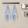 thumbnail image 6 of REGALWOVEN Rhombus Pattern Hand Towel Set of 2, Cotton, Highly Absorbent Towels for Bathroom Grey 13' x 30', 6 of 8