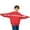 Red, variant on Tanghaowl Kids Sweatshirts Boys Girls Lined Long Sleeve Kids Warm Winter Pullover Hooded Sweatshirt Sweater with Cozy Lining Grey 5-6 Years
