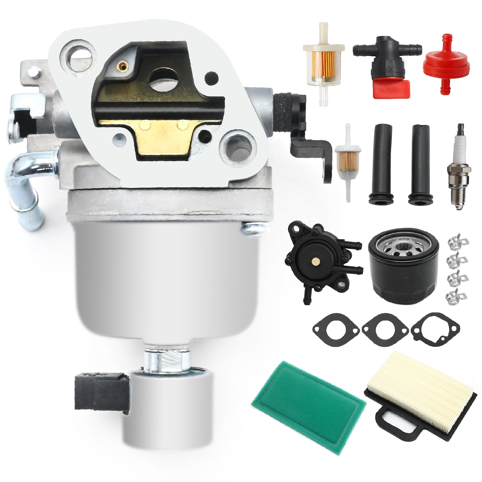 Anxingo 699807 Carburetor Tune up Kit Replacement for 405777 406777 407777 4 Cycle V-Twin 20HP 21HP 23HP 24HP 25HP Engines Lawn Mower Carb