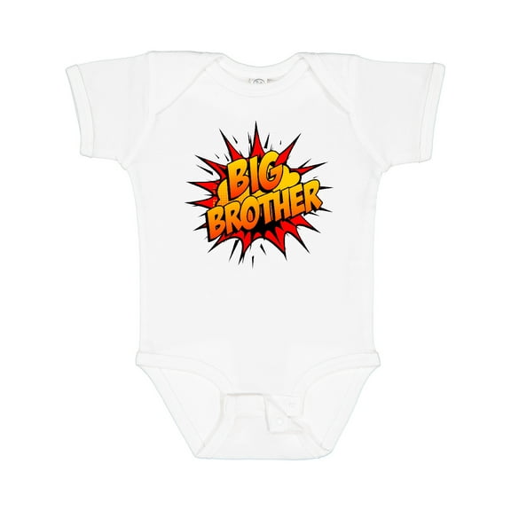 Inktastic Big Brother Super Hero Boys Baby Bodysuit