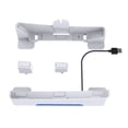 thumbnail image 3 of Soporte Horizontal para PS5 Pro Consola con Centro de Carga de Cuatro Puertos USB - Base de Carga Blanca!, 3 of 10