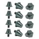 thumbnail image 2 of 12 piezas de tacos para botas de fútbol, ​​tacos para zapatos de rugby, tacos para césped, antideslizantes, resistentes, de repuesto para atletismo 11 mm, 2 of 8