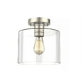thumbnail image 4 of Hampton Bay WESTBROOK 8 in. 1-Light Brushed Nickel Flush Mount, 4 of 5