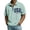 Cyan, variant on Mens American Flag Patriotic Polo Shirts Blue M