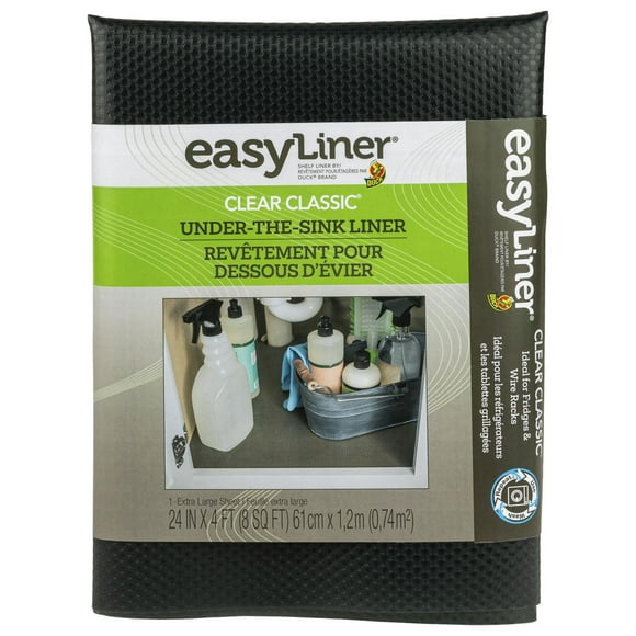Couvre-tablette sous l’évier Clear Classic EasyLiner, 60.96 cm. x 1.22 m. (24 po. x 4 pi.)