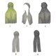 thumbnail image 3 of Flexible Spiral Tube Cable Organizer Wire Wrap Cord Protector Wire Storage Silver 3.0m * 16mm, 3 of 4