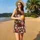 thumbnail image 3 of Fotbe Leaf And Fruit Vestido de Verano sin Mangas para Mujer – Vestido Midi Línea A, Estilo Camiseta Floral, Vestido Playero Casual y Fluido, 3 of 7
