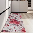 thumbnail image 4 of Pioneer Flower Floral Print Pattern Kitchen Rug Mat,Kitchen Runner Rugs Non Skid Washable,Decorative Kitchen Floor Mats for Kitchen,Sink,Laundry,17"X47", 4 of 5