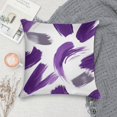 thumbnail image 5 of Purple And Grey Abstract Art Artwork Pillow Covers,Purple And Grey Abstract Art Artwork Throw Pillow Covers 20"×20" ,Living Room Sofa Couch Pillow Covers,Decorative Pillow Covers, 5 of 7