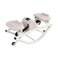 thumbnail image 3 of Stepper de equilibrio para ejercicios de piernas, máquina de entrenamiento de esquí simulada, stepper oscilante en forma de U, entrenamiento de cuerpo completo, pedal ergonómico de acero Rosa, 3 of 9