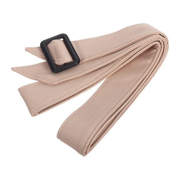 PAMINGONO Dress Belts for Women Khaki Fabric 1Pack Waist Shaping Wide Band Fashionable Design for Casual Wear