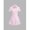 Pink, variant on Sweetra Sweet & Fresh Pink Short Sleeve Shirt Dress, Slimming Waist