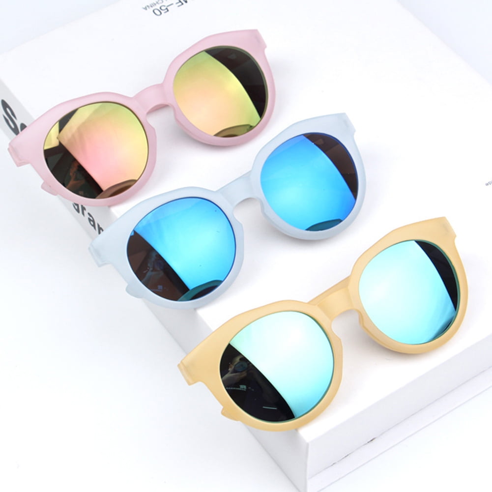 Anti-UV Glasses Chlidren Kids Boys Goggle Baby 7 Color Sunglasses Girls Bow New