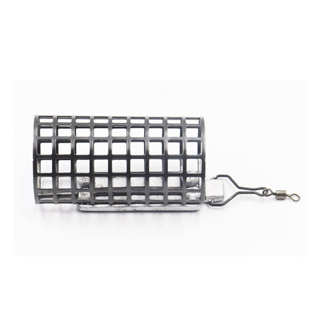 stanreset 10 Pièces Mangeoire de Pêche Cage Portable Professionnel Anti-Rouille Anti-Perdue Remplacement Appât Récipient Alimentateurs Poisson Outils Grand